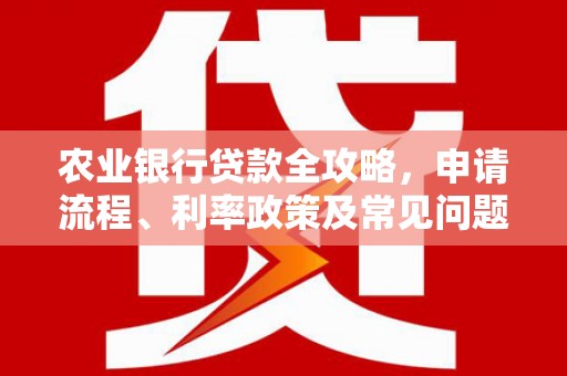 望德堂区农业银行贷款全攻略，申请流程、利率政策及常见问题解析