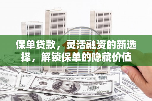 望德堂区保单贷款，灵活融资的新选择，解锁保单的隐藏价值