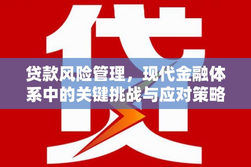 望德堂区贷款风险管理，现代金融体系中的关键挑战与应对策略