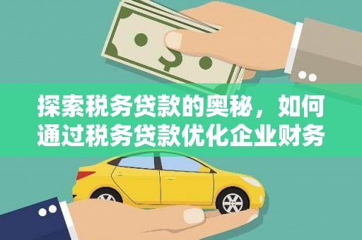 望德堂区探索税务贷款的奥秘，如何通过税务贷款优化企业财务