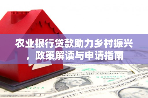 望德堂区农业银行贷款助力乡村振兴，政策解读与申请指南
