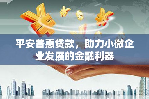 望德堂区平安普惠贷款，助力小微企业发展的金融利器