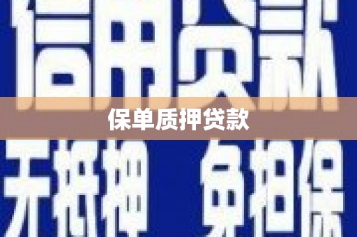 望德堂区保单质押贷款