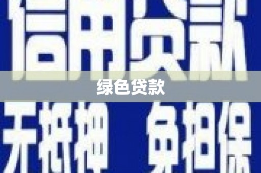 望德堂区绿色贷款