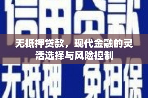 望德堂区无抵押贷款，现代金融的灵活选择与风险控制