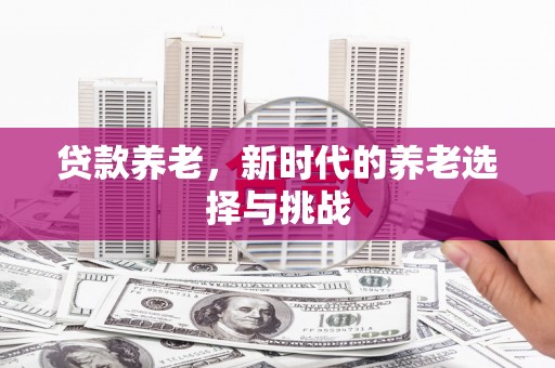 望德堂区贷款养老，新时代的养老选择与挑战