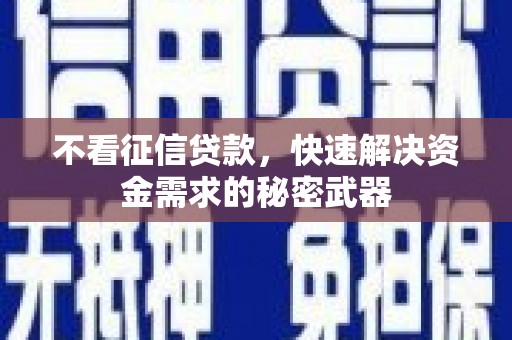 望德堂区不看征信贷款，快速解决资金需求的秘密武器