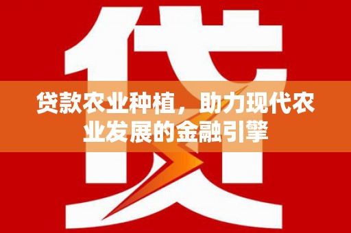 望德堂区贷款农业种植，助力现代农业发展的金融引擎