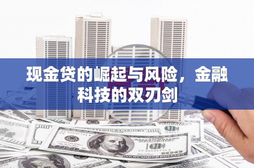 望德堂区现金贷的崛起与风险，金融科技的双刃剑