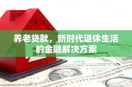 望德堂区养老贷款，新时代退休生活的金融解决方案